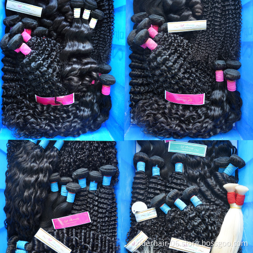 Wholesale 12A Grade Vendor Real Extensions 3 Bundles and Lace Closure 100% Human Cuticle Aligned Raw Virgin Hair Unprocessed